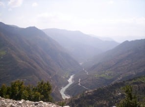 Himalayan view of the Ganges