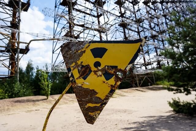 Nuclear power plant Radiation exposure warning