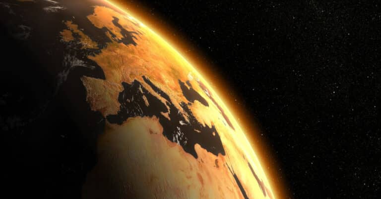 Earth viewed from space