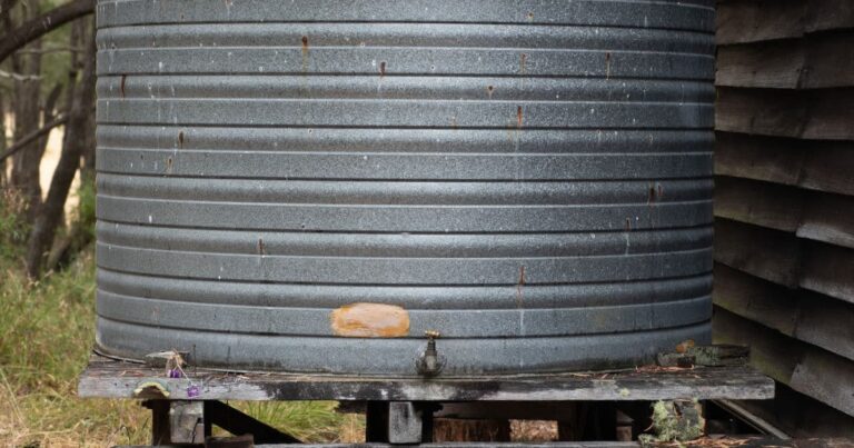 Rainwater collection | The Interfaith Center for Sustainable Development Rainwater collection tank