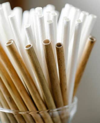 Bamboo drinking straws - Sustainable reusable straws - Raw Straw