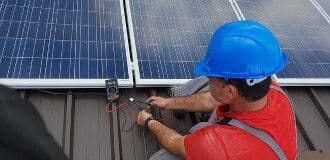 solar panel installation