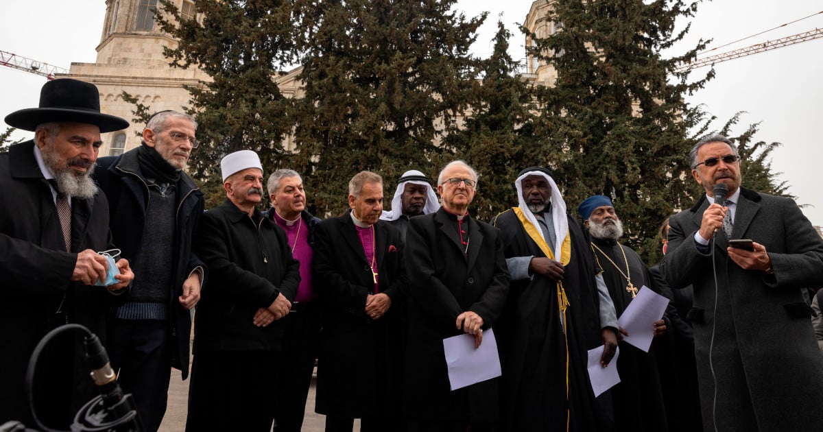 Religious leaders in Jerusalem