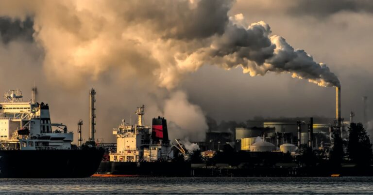 Decarbonization | The Interfaith Center for Sustainable Development Factory pollution
