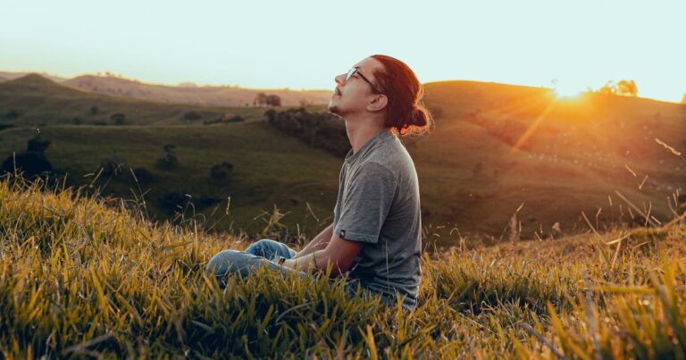 Shabbat blessing | The Interfaith Center for Sustainable Development Meditating man