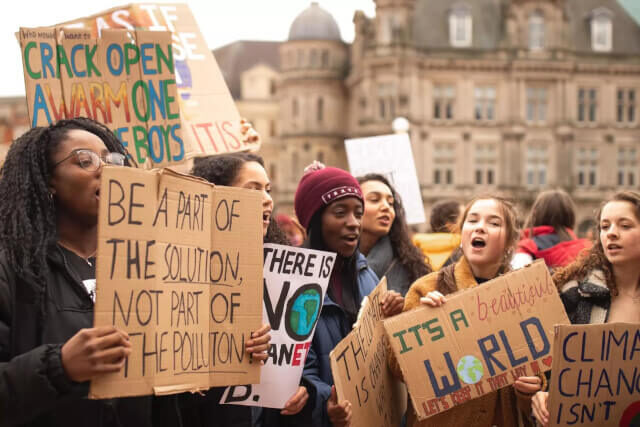 Environmental justice A group of women at an environmental protest