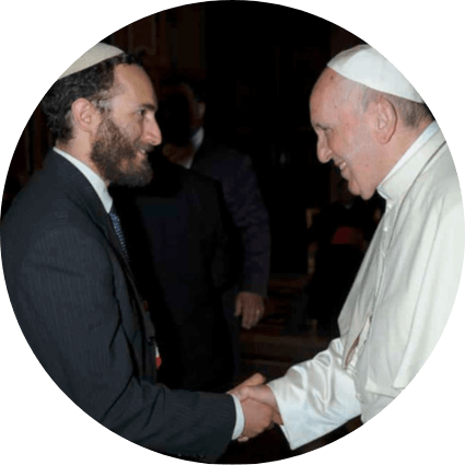 Rabbi Yonatan Neril & Pope Francis