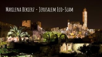 Performer Marilena Bekierz at the Eco Interfaith Poetry Event, 30.06.16 in Jerusalem