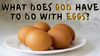 What does God have to do with eggs?