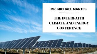 Michael Mertes Speaks at the Interfaith Climate and Energy Conference