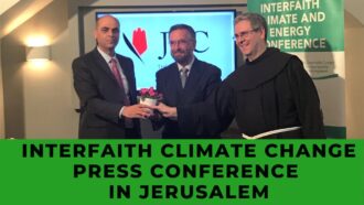 Interfaith Climate Change Press Conference in Jerusalem