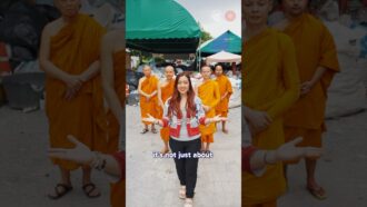 The Monk Who Wears Plastic Bottles